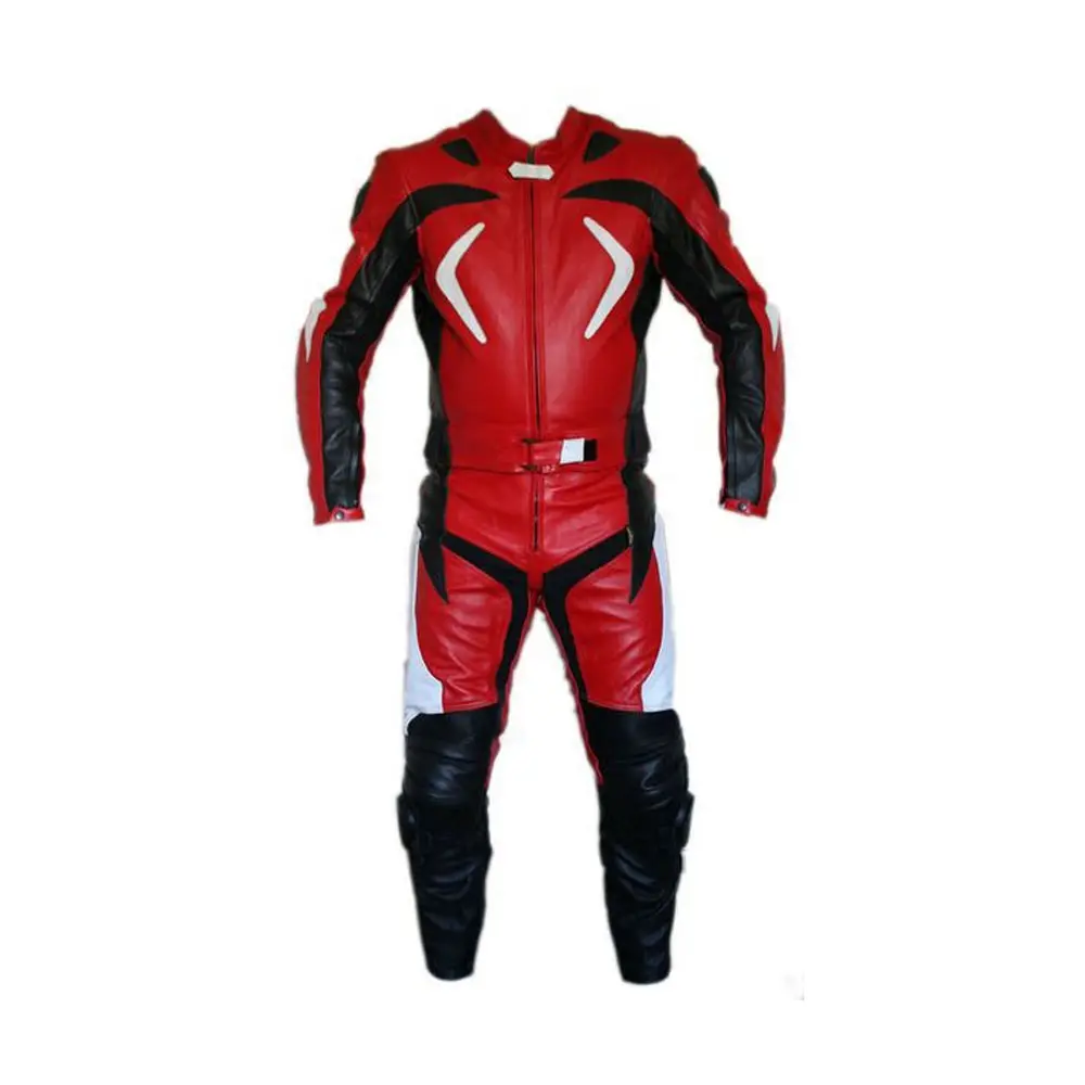 すべての保護鎧を持っている男性のための最高の高品質レザーバイクモトクロスレーシング保護スーツ