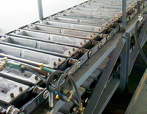 Convoyeur de coulée avancé 120 moules four de 1 tonne pour lingots d'aluminium nouveau moteur à prix raisonnable machines de coulée de métal - Product Image 4
