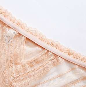 Pure Color Embroidered Four-color <b>Silk</b> <b>Panties</b> Sexy Lace <b>Panties</b> for Ladies - Product Image 5