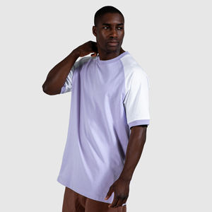 Vente en gros 100% coton anti-rides surdimensionné T-Shirt pour hommes personnalisé 3D Logo respirant bouffant imprimé à manches courtes lourd grande taille - Product Image 2