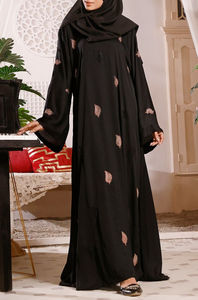 Abaya pour femmes à prix raisonnable pour un usage décontracté, nouveau design tendance 2026, de haute qualité, grande taille, manches longues, longueur midi, tailles d'usine - Product Image 6