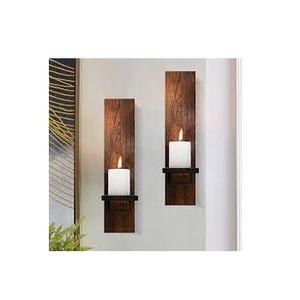 เชิงเทียนติดผนังเหล็กดัดสไตล์วินเทจสุดหรู สำหรับตกแต่งบ้านทั้งภายในและภายนอก เหมาะสำหรับเทศกาลอีสเตอร์ - Product Image 4