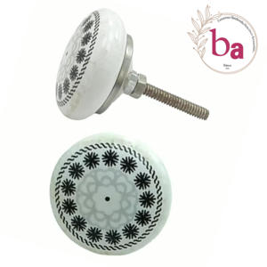 Beaux boutons en céramique modernes tirer pour armoires à tiroirs pour armoire commode chambre cuisine salle de bain salon utiliser CK 286 - Product Image 1