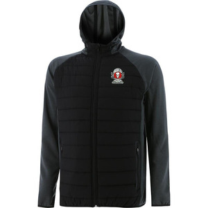 Veste matelassée unisexe à motif uni de style High Street pour hommes, hiver, automne, toile unie avec logo, fermeture éclair OEM - Product Image 1