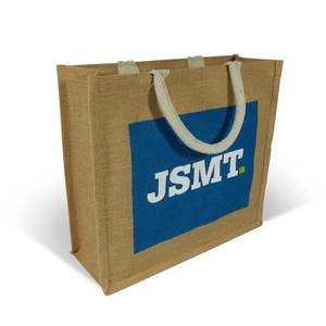 Sacs fourre-tout en jute imprimés avec logo personnalisé Sacs d'épicerie promotionnels avec motifs personnalisés - Product Image 6