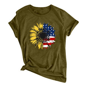 Camiseta en blanco de media manga con cuello redondo de algodón OEM 100% de buena calidad, camiseta lisa en blanco personalizada - Product Image 2