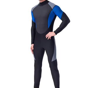 Maillot de bain sport unisexe une pièce personnalisé de haute qualité, dernière conception estivale, 100 % polyester, blocs de couleur, protection UV, devant - Product Image 5