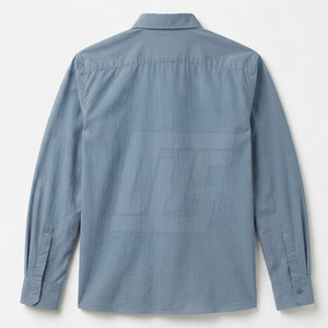 Chemise d'été tendance pour homme, légère, en coton, boutonnée, manches longues, décontractée, idéale pour la plage et les vacances - Product Image 2