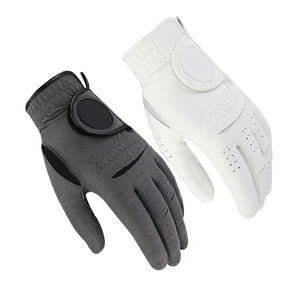 High Quality Soft Black Lamb <b>Skin</b> Cabretta Leather Golf Gloves Breathable with Custom Logo All Weather Sheepskin Golfer Gloves - Product Image 2