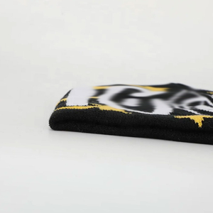 Diseño de rayas personalizado su propio logotipo de prueba bordado impreso fabricación en Pakistán jacquard gorros gorras sombreros para hombres y mujeres - Product Image 6