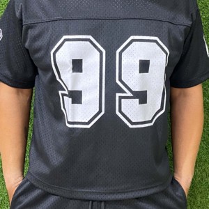Vente en gros de t-shirts d'été à manches courtes grande taille imprimés sur mesure pour hommes ensemble de fitness respirant deux pièces vêtements de sport décontractés - Product Image 6