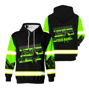 Combinaison de travail pour homme en polyester réfléchissant de haute qualité, taille plus, design élégant et nouveau, streetwear avec réflecteur - Product Image 4