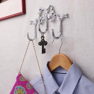 Wholesale <b>Heavy</b>-<b>Duty</b> Iron Bow Shape Wall <b>Hooks</b> White Black <b>Coat</b> Jacket Umbrella Bag Hanging Stuff IH-154 Metal Wall Hangers - Product Image 6