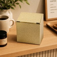 Boîte d'expédition pliable en carton kraft brun avec logo personnalisé, emballage en gros, carton à extrémités droites