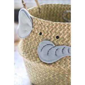 Ellie el elefante Almacenamiento de juguetes bebé guardería cesta de almacenamiento, decoración de la habitación del bebé, cesta para uso multiusos - Product Image 2