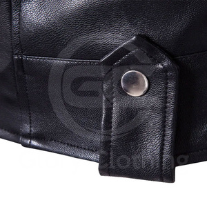 Veste en cuir de conception de haute qualité à bas prix, imperméable et respirante pour hommes, service OEM, vestes pour hommes - Product Image 5