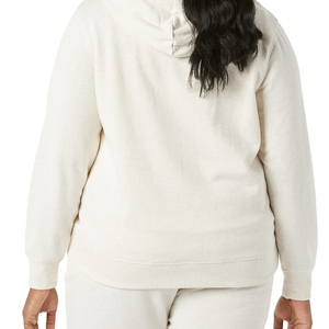 Sudaderas con capucha y sudaderas con cremallera personalizadas de gran tamaño orgánico algodón con cremallera completa 100% empresa de fabricación niñas Sudadera con capucha mujeres - Product Image 2