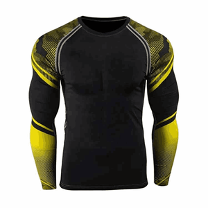 Camiseta de Compresión para Entrenamiento de Artes Marciales, Sublimación Personalizada, Secado Rápido, Ropa de Combate para MMA, BJJ, Boxeo y Lucha Libre - Product Image 6