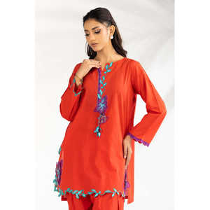 Ensemble coordonné décontracté pour femme IPST-77101, col carré, tissu crêpe, manches trois-quarts, taille XS, pour le printemps/été - Product Image 2