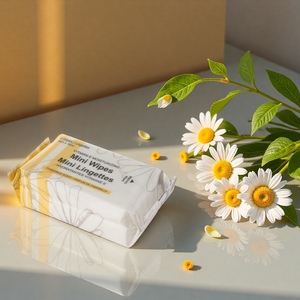 Toallitas Húmedas Mini 14cm x 15cm con Vitamina E, Aroma a Manzanilla, Tamaño Portátil para Viaje - Product Image 5