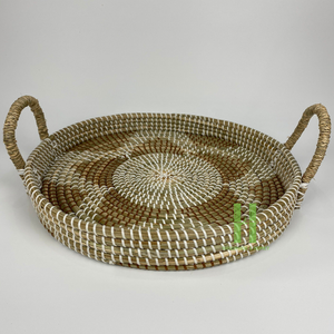 Natural Seagrass <b>Basket</b> for Serving Woven Seagrass <b>Tray</b> OEM Serving <b>Tray</b> Boho Seagrass <b>Tray</b> From HNH Craft Factory - Product Image 2