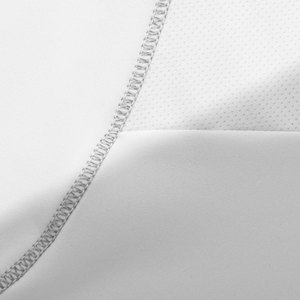 Camisetas recortadas transpirables de verano para mujer con mangas raglán, Tops cortos de contraste con decoración de botones y logotipo personalizado - Product Image 6