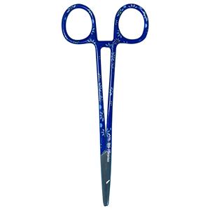 ที่ใส่เข็มผ่าตัดสีน้ำเงินพิมพ์ลายดอกไม้ ขายส่ง ขนาดสั่งทำได้ ที่ใส่เข็มผ่าตัดแบบตรงทำจากสแตนเลส - Product Image 1