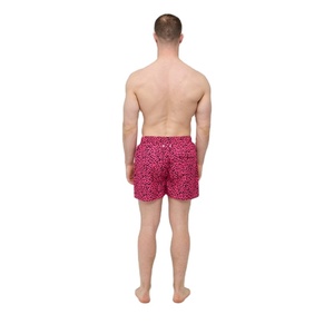 Men Casual Beach Shorts Quick Dry Polyester Swimwear Lightweight Summer Surf Shorts <b>Elastic</b> Waist OEM Private Label Manufacturer - Product Image 2