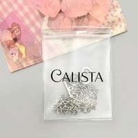 Sacs refermables en PVC avec logo personnalisé, emballage de bijoux en PVC, pochette à fermeture éclair givrée pour boucles d'oreilles, bagues, colliers, OEM ODM