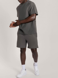 Baggy en éponge française 400gsm surdimensionné personnalisé sweat à capuche délavé à l'acide vintage survêtement et pantalon de survêtement empilé survêtement pour hommes - Product Image 2