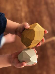 16 pièces pierres d'équilibrage de couleur arc-en-ciel pierres en bois pour enfants - Product Image 4