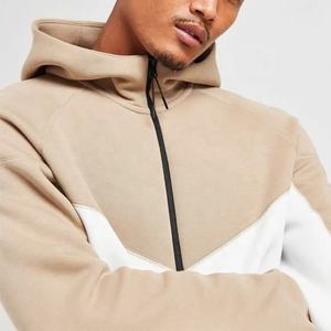 Custom Logo Men Trendy <b>Fleece</b> Tracksuit <b>Zip</b> <b>Up</b> <b>Hoodie</b> with Sweatpants Set lightweight Tracksuit For Men And Women - Product Image 3