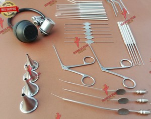 Micro Shea, Pinzas para Oído Hartman, Cánula y Tubo de Succión Barren, Juego de 36 Piezas - Product Image 2