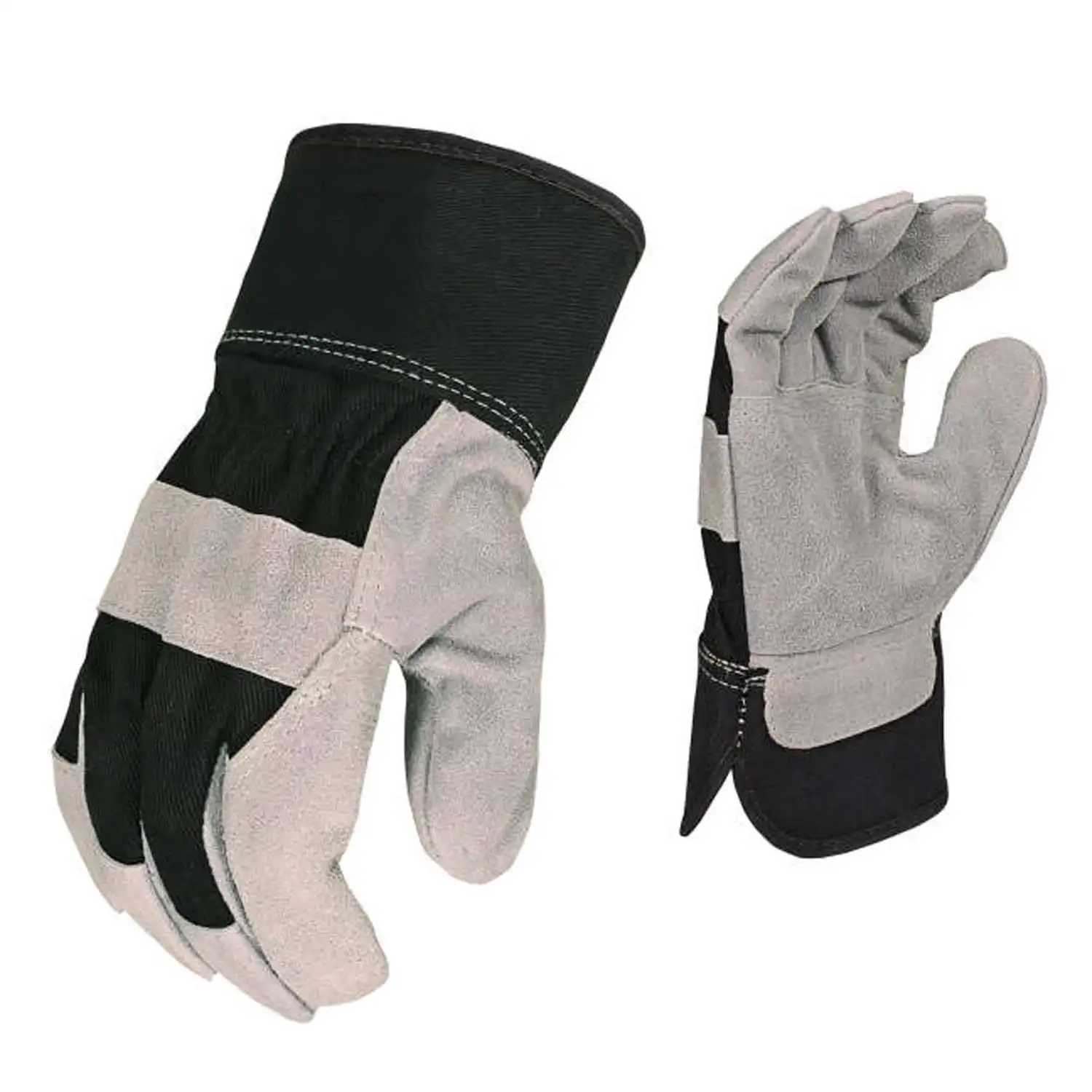 Heavy Duty General Purpose Leather Working Gloves Split Leather Safety Work Industrial Usage Gloves