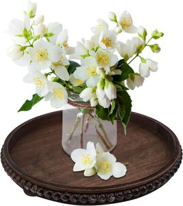 Bandeja de servicio de madera de acacia ecológica hecha a mano, diseño ligero para uso en interiores y exteriores, disponible a precio mayorista - Product Image 1