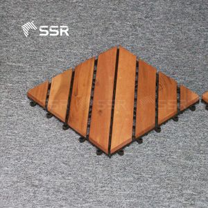SSR VINA-azulejos de cubierta de madera de acacia-azulejos de cubierta de madera azulejos de jardín balcón Patio - Product Image 6