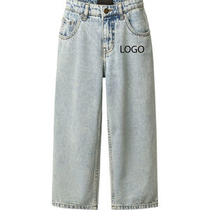 Pantalons en jean polyvalents pour garçons, qualité textile supérieure, surface lisse, construction respirante, style moderne/décontracté pour l'extérieur, prix abordable - Product Image 1