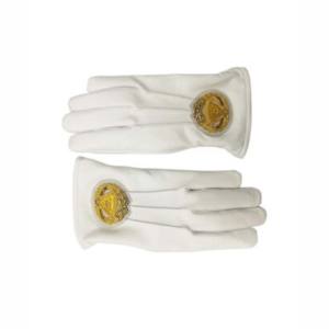 Masonic Gloves Manufacturer Masonic Gloves High Quality Embroidered White 100% Cotton Hand Made Masonic Gloves - Product Image 4