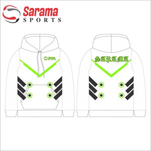 Sudadera con capucha con estampado completo personalizado para hombre 100% algodón impermeable bordado Diseño de sublimación Digital completo - Product Image 6