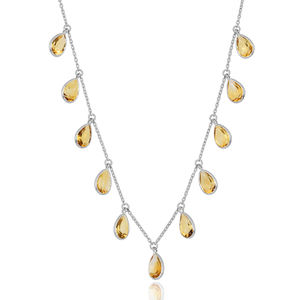 Superventas, joyería de piedras preciosas de iolita natural de Plata de Ley 925, hermoso collar para ocasiones de regalo - Product Image 4