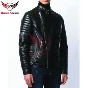Nouveauté Veste en cuir pour homme, vintage, personnalisée, pour motards et motards, manteau d'hiver-Veste pour homme en cuir de qualité supérieure - Product Image 6