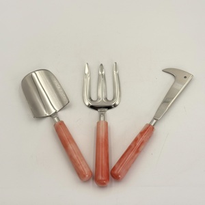 Outils de jardinage en acier inoxydable avec manche en résine, outils de bonsaï pour le repiquage, le creusement, le désherbage et la plantation - Product Image 2