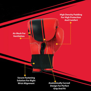 Guantes de Boxeo Acolchados de Alta Calidad, Guantes de Boxeo Transpirables de Venta Caliente |   Todos los Tamaños (6oz-18oz) Disponibles para Venta al por Mayor - Product Image 6