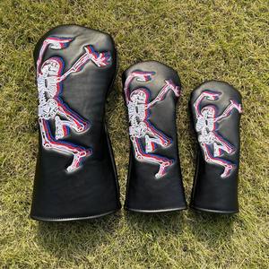 OEM Design Golf Driver <b>Cover</b> Wholesale Custom Golf Club <b>Head</b> <b>Covers</b> Pu Leather Golf Headcover Genuine Leather Waterproof - Product Image 1