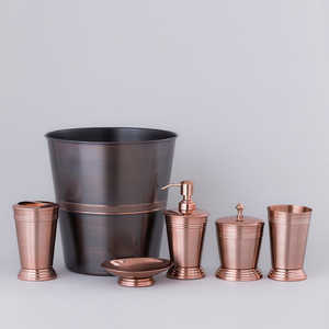 "Timeless Elegance <b>Bath</b> <b>Set</b> in Copper Antique Color a Vintage-inspired Collection for a Classic, Luxe Look." - Product Image 1