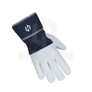 Guantes de trabajo de cuero duraderos personalizados para hombres y mujeres Protección de brazos y manos Diseño personalizado del fabricante de Pakistán Protección de brazos y manos - Product Image 6