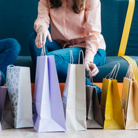 Sacs d'emballage de qualité alimentaire, sac cadeau en papier résistant à la graisse, sac isotherme en papier Kraft avec votre propre Logo