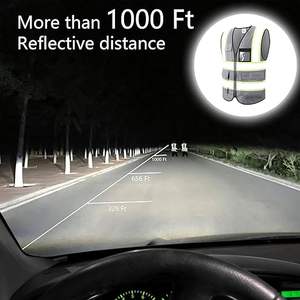 Gilet de sécurité réfléchissant de haute qualité pour hommes, gilet haute visibilité pour hommes - Product Image 2