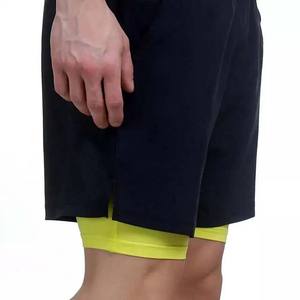 100% pantalones cortos para correr de algodón para hombre, entrenamiento, culturismo, gimnasio, deportes de talla grande, pantalones casuales para hombre, pantalones cortos sólidos para correr, 2025 - Product Image 4