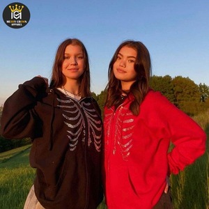 Sudaderas con capucha de manga larga de algodón y poliéster con diamantes de imitación, diseño transpirable de gran tamaño para sudaderas con capucha de invierno para hombre - Product Image 4